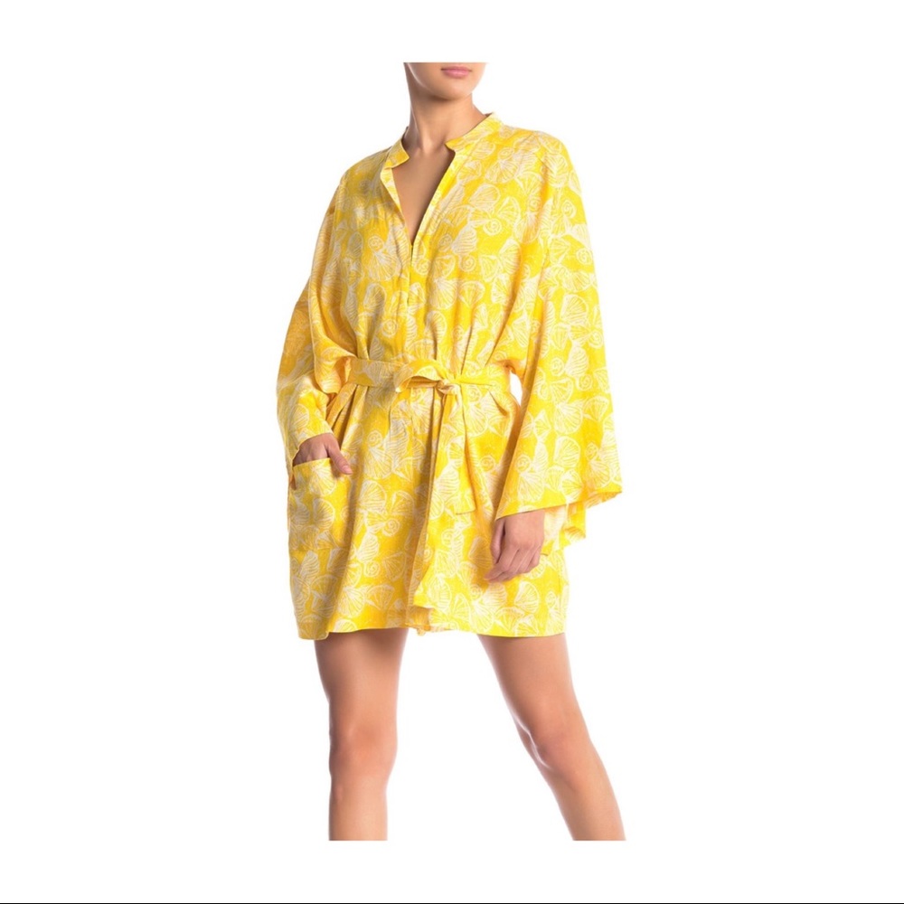 Free People 🕊 Printed Linen Blend Romper